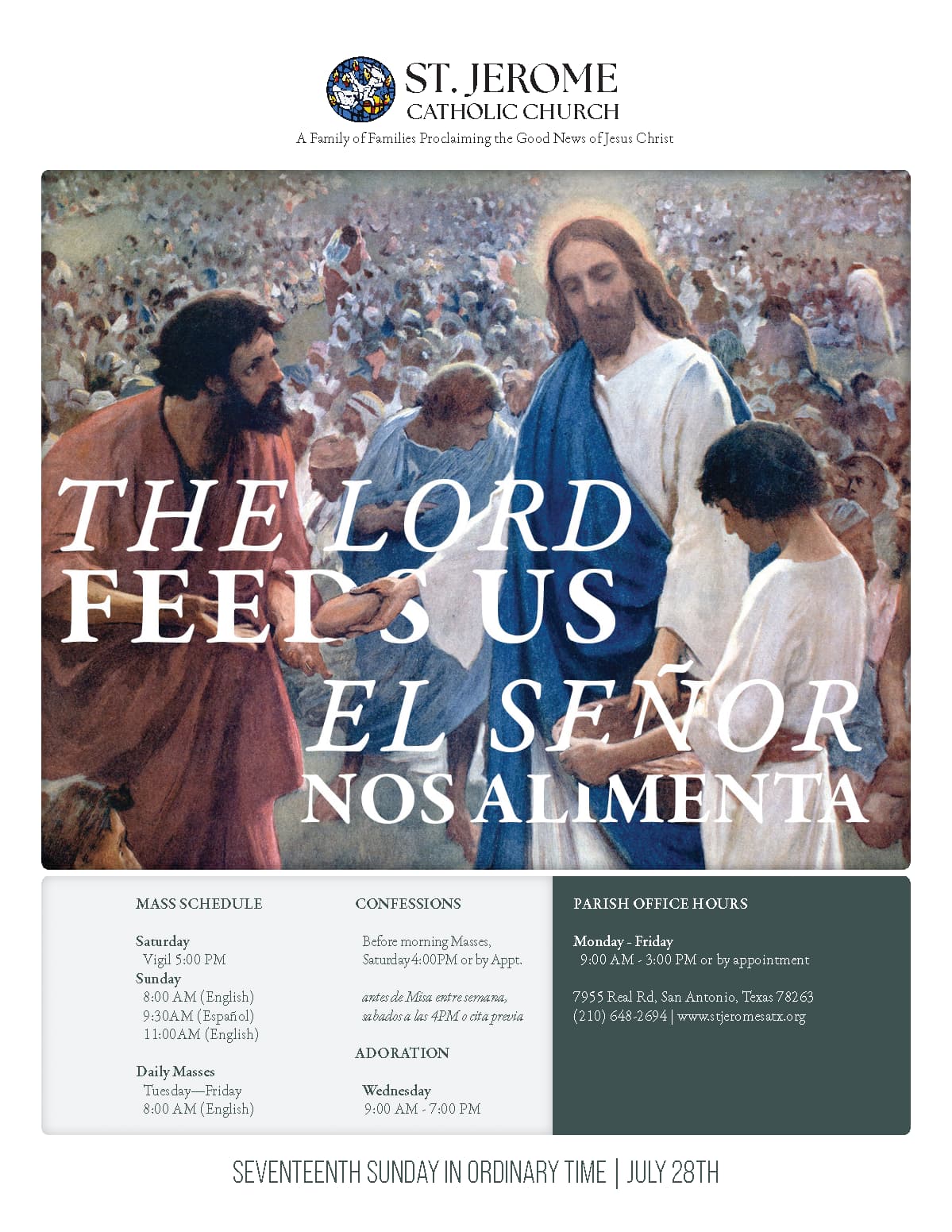 Parish Revamp redesigned bulletin