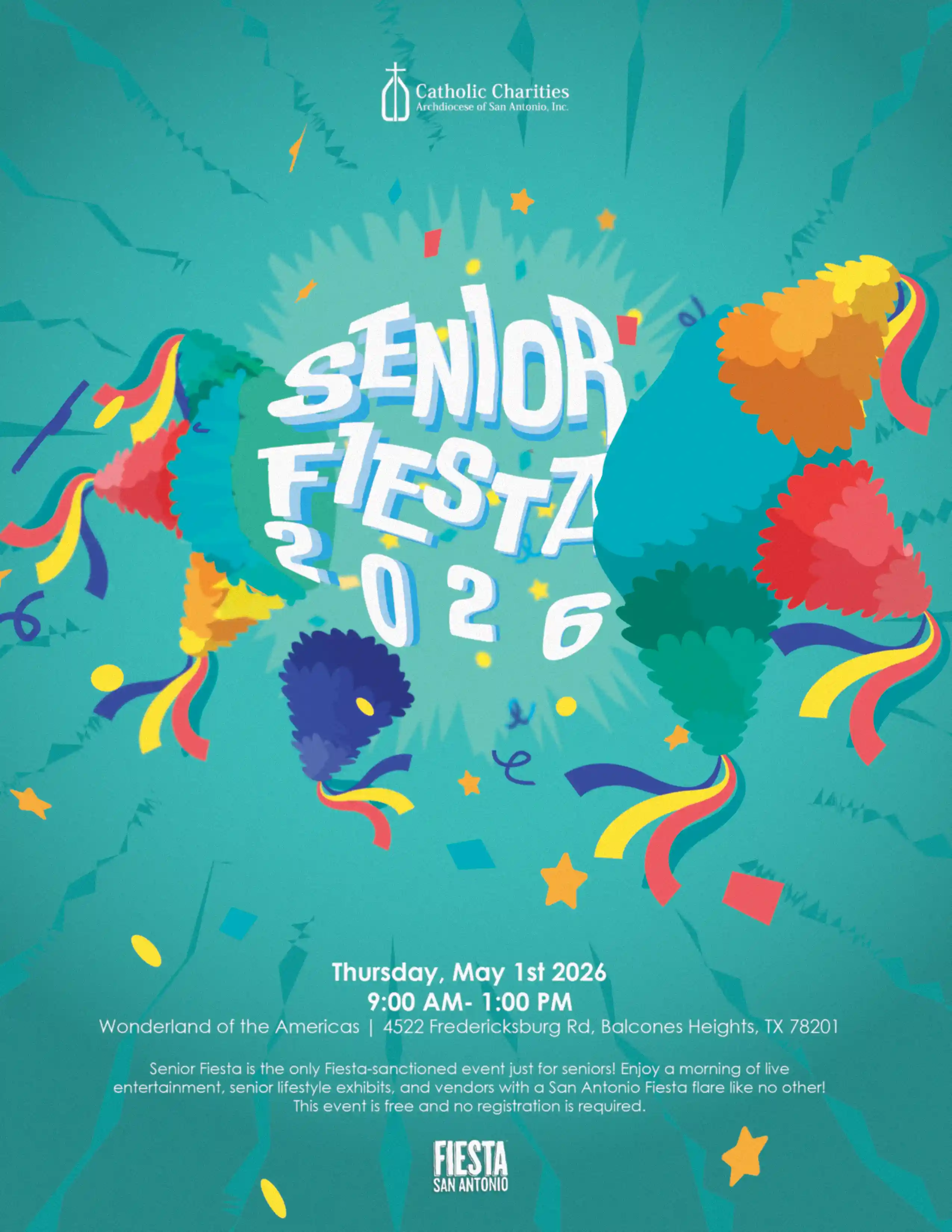 Senior Fiesta event poster